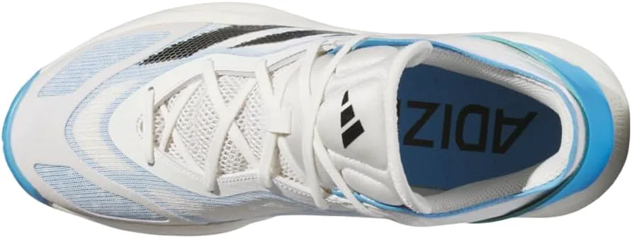 Мужские баскетбольные кроссовки Adidas Adizero Select 2.0 - желтые, белый/черный/синий — фото 3