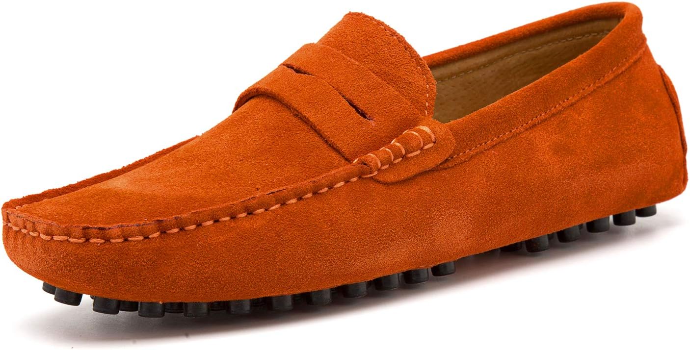 

Мужские мокасины Go Tour Penny, обувь для вождения, слипоны, лодочные туфли, оранжевый