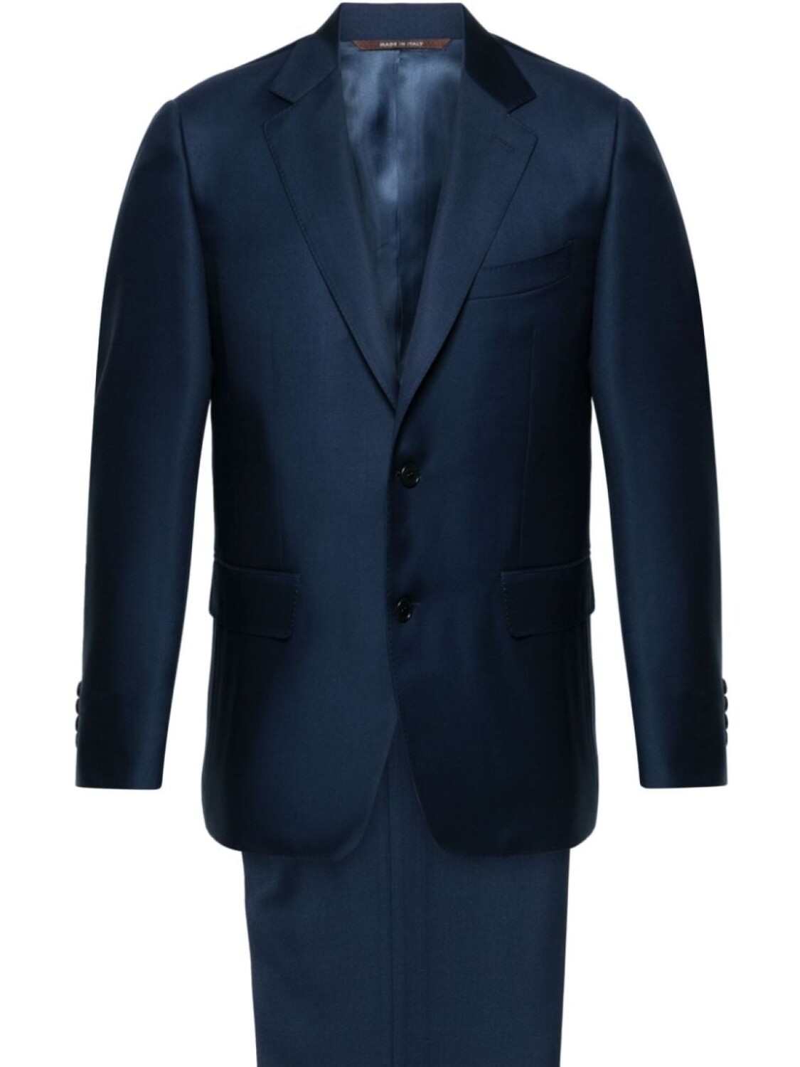 

Canali костюм с однобортным пиджаком, синий