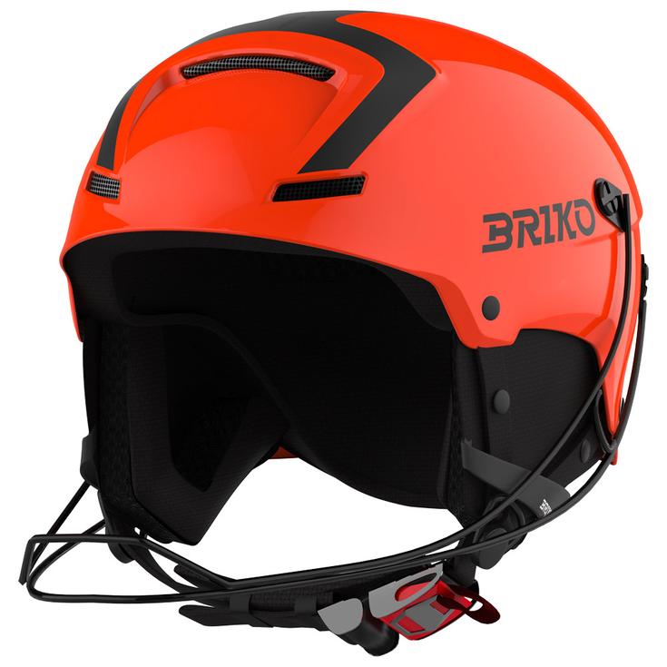 

Шлем слаломный EPP, блестящий, оранжевый, флуоресцентный, черный - xs Briko