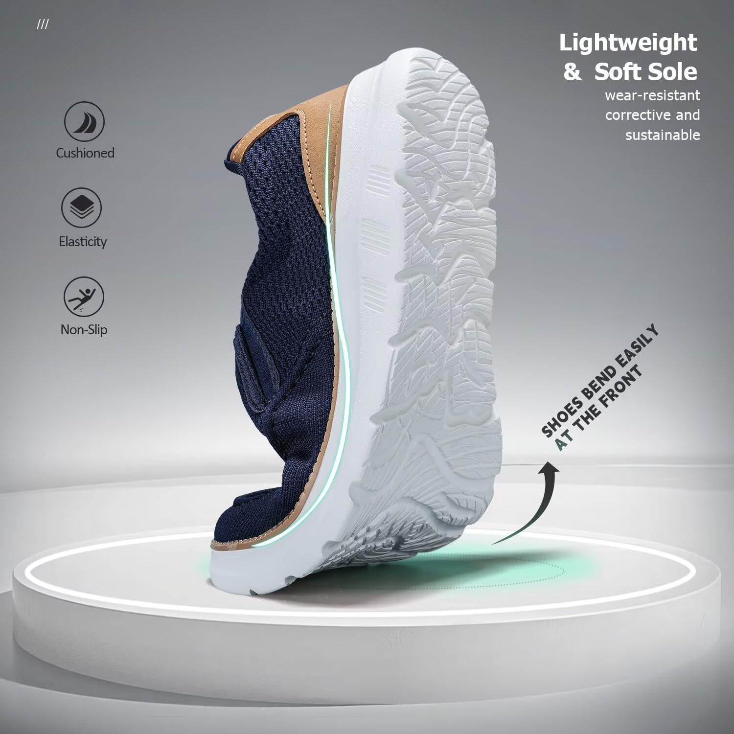 Повседневные лоферы Slip On Vooncosir, синий — фото 3
