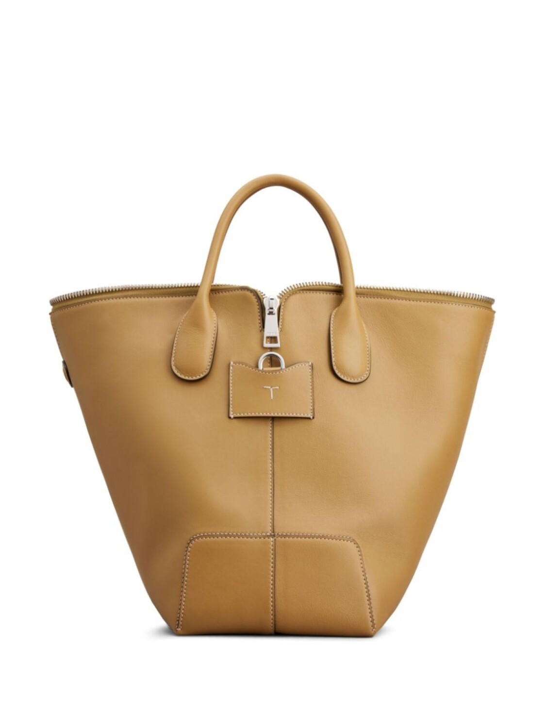 

Сумка-тоут на молнии Tod's, нейтральный цвет