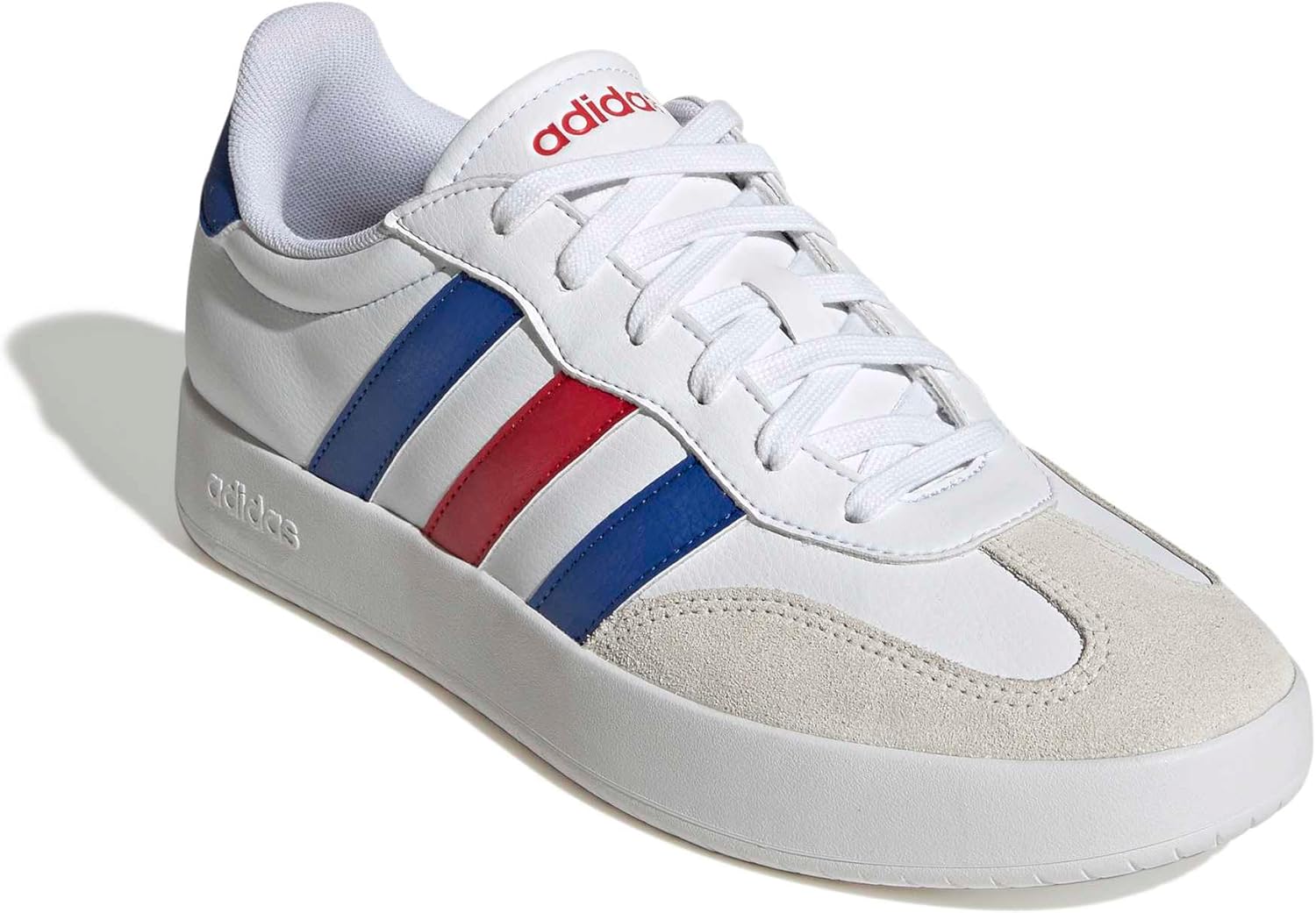 Мужские модные кроссовки Adidas Barreda, белый/синий/алый — фото 4