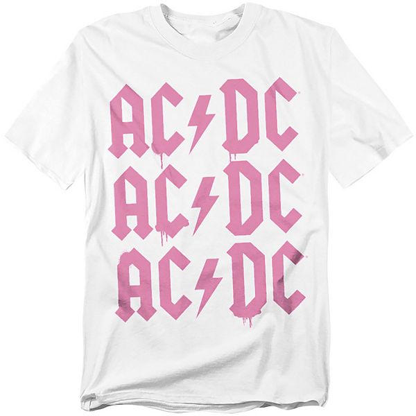 

Футболка с принтом Big & tall ac/dc logo repeat Licensed Character