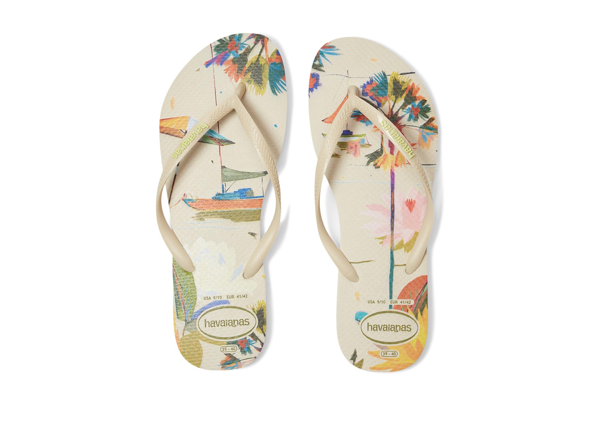 Сандалии Havaianas Slim Summer Bliss Sandals, бежевый