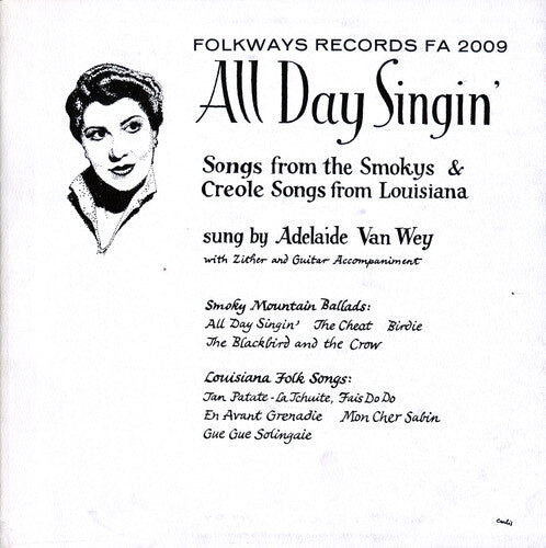 

CD диск Van Wey, Adelaide: All Day Singin: Louisiana Smoky Mountain Ballads