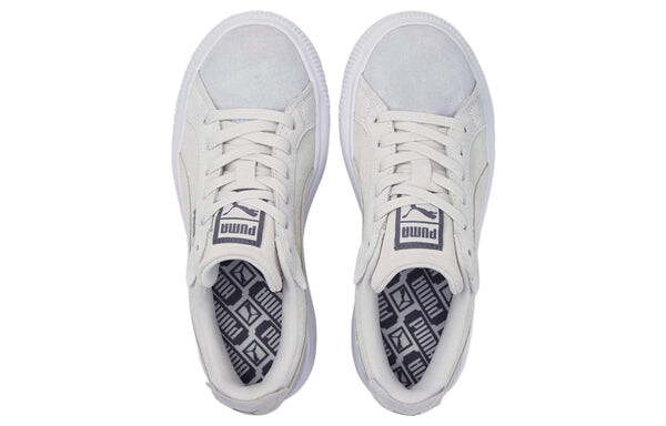Кроссовки suede mayu raw low tops casual skateboarding shoes gray Puma, серый — фото 3