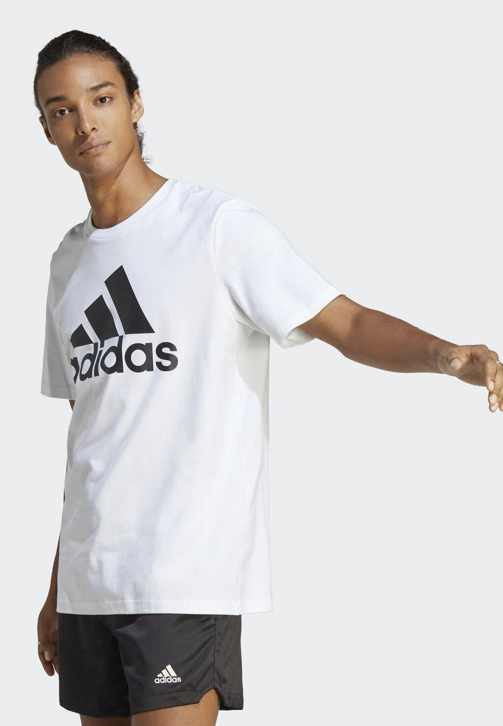 

Футболка Adidas M BL SJ T, цвет White, Серый, Футболка Adidas M BL SJ T, цвет White