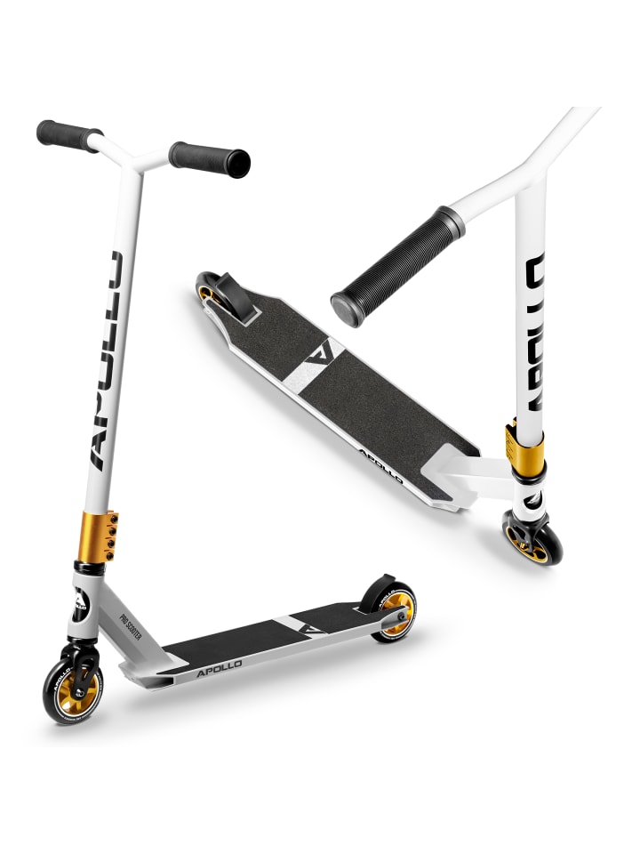 

Apollo Трюковый самокат "Star Pro" в бело-золотом цвете