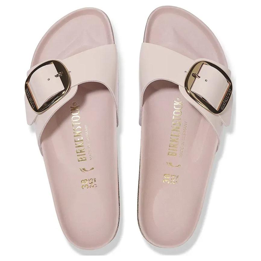 Birkenstock Мадридские слайды женские розовые, цвет Pink — фото 4