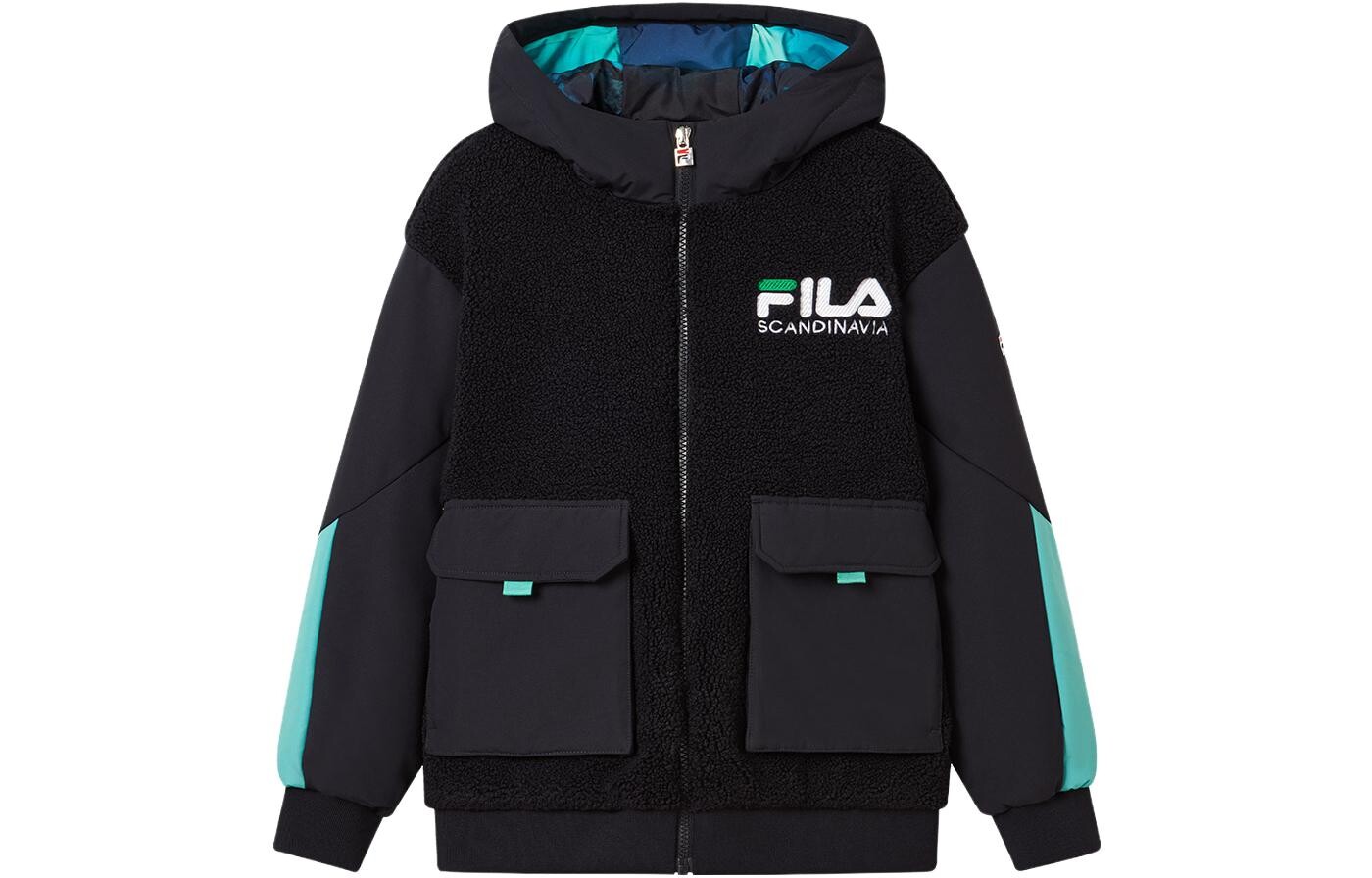 

Детская стеганая куртка FILA, цвет Navy