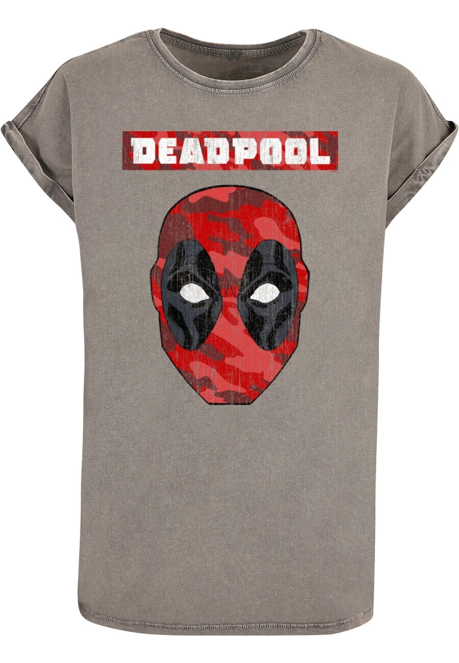 

Футболка ABSOLUTE CULT Shirt Deadpool - Camo Head, антрацит