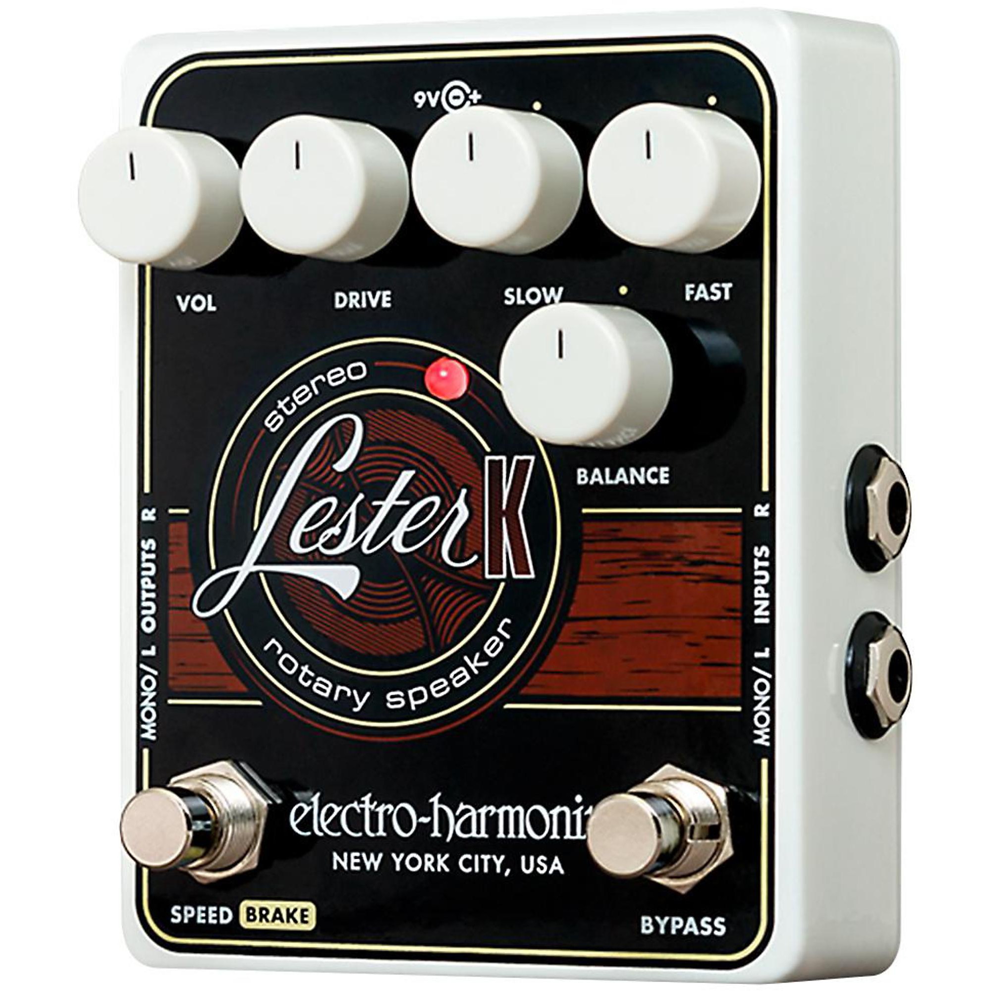 

Electro-Harmonix LESTER-K педаль вращающегося стереодинамика