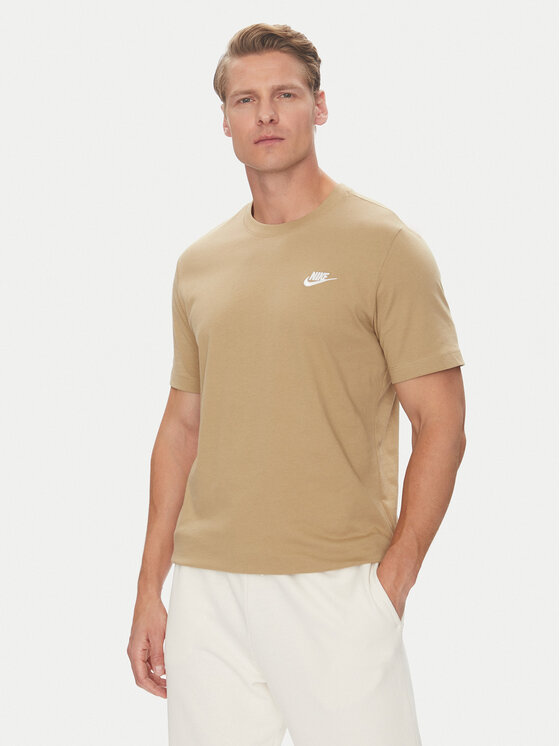 

Футболка обычного кроя Nsw Club Tee AR4997 Nike, хаки