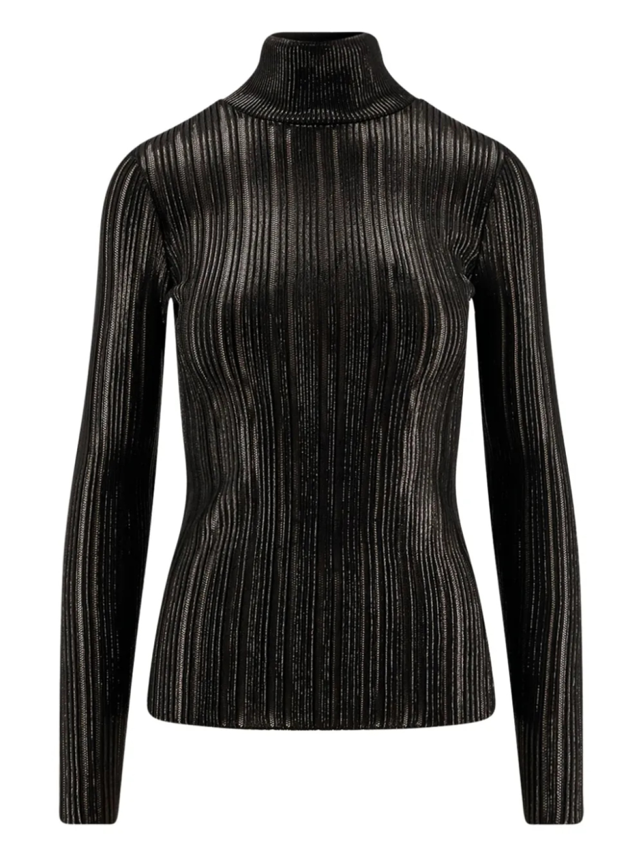 

Топ Elisabetta Franchi с ребристым воротником, черный
