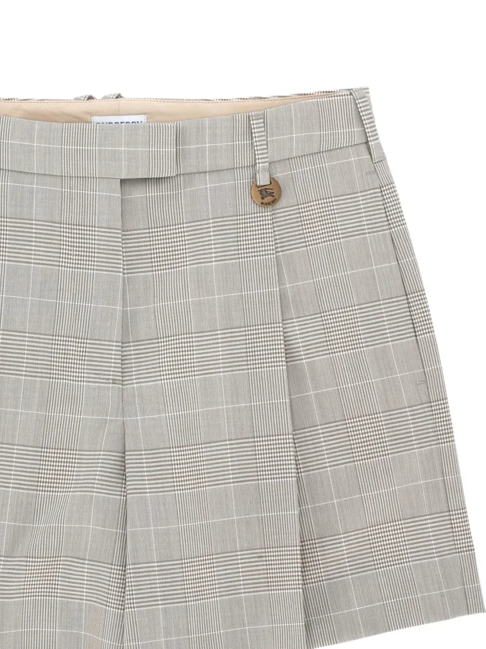 Шорты Burberry, женские, белый, клетчатые — фото 3