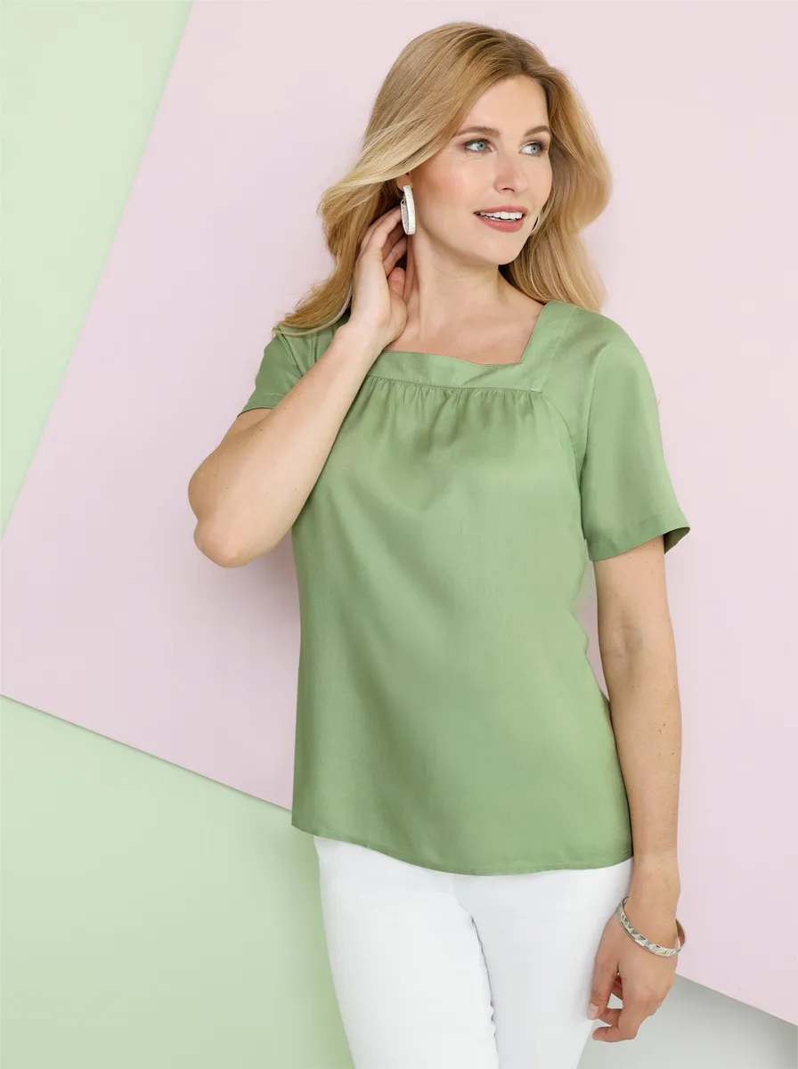 

Длинная блузка Classic Basics, цвет Eucalyptus