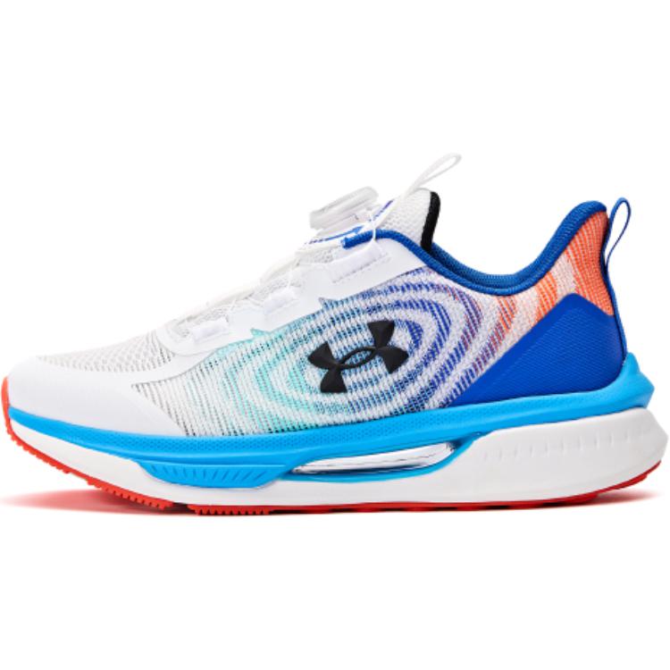 

Under Armour Детские низкие кроссовки для бега, белые с синим