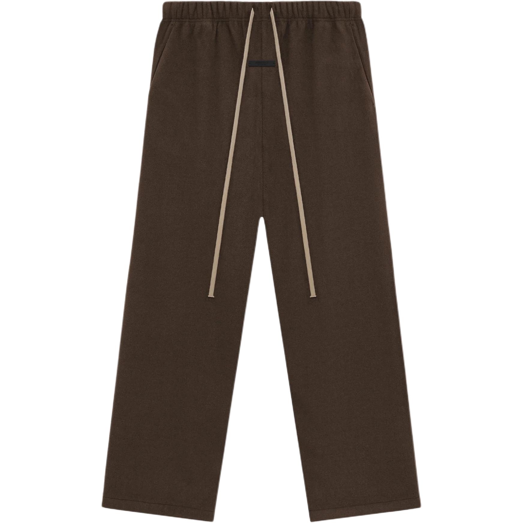 

Брюки расслабленного кроя Brushed Fear Of God Essentials, цвет эбони браун/коричневый