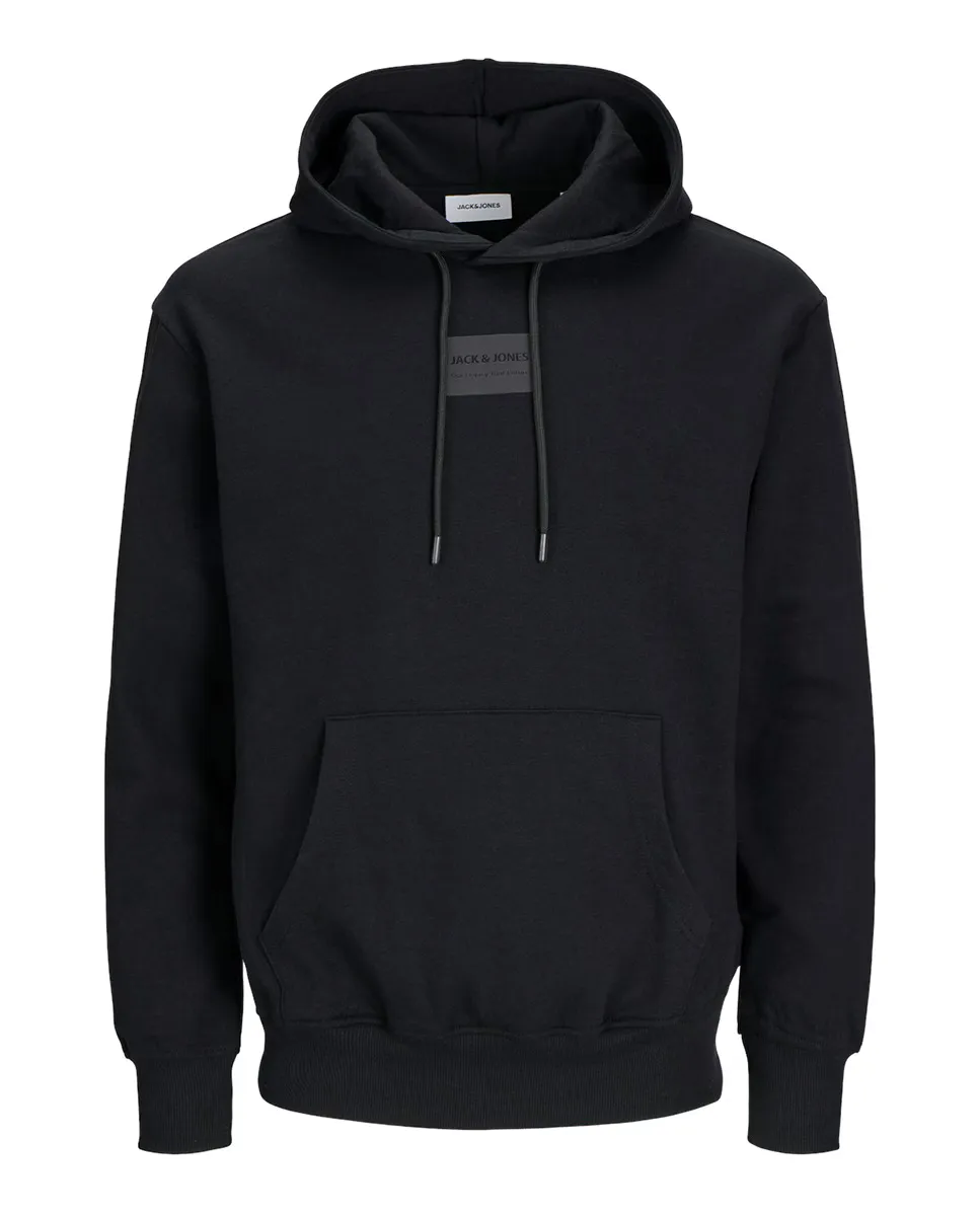 

Мужская толстовка на молнии с капюшоном Jack & Jones, черный