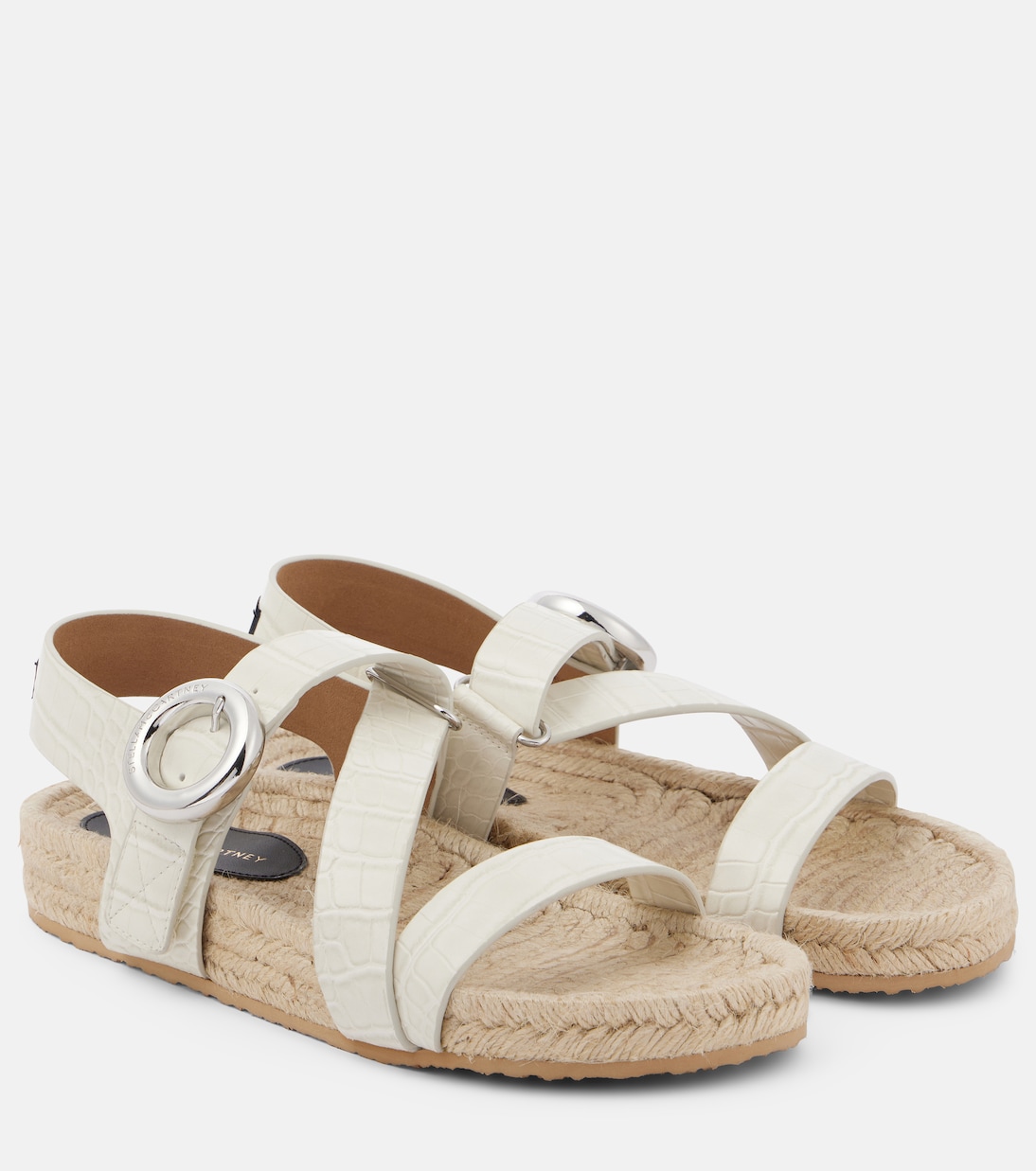 Сандалии Gaia S-Wave sspadrille Stella McCartney, Stone