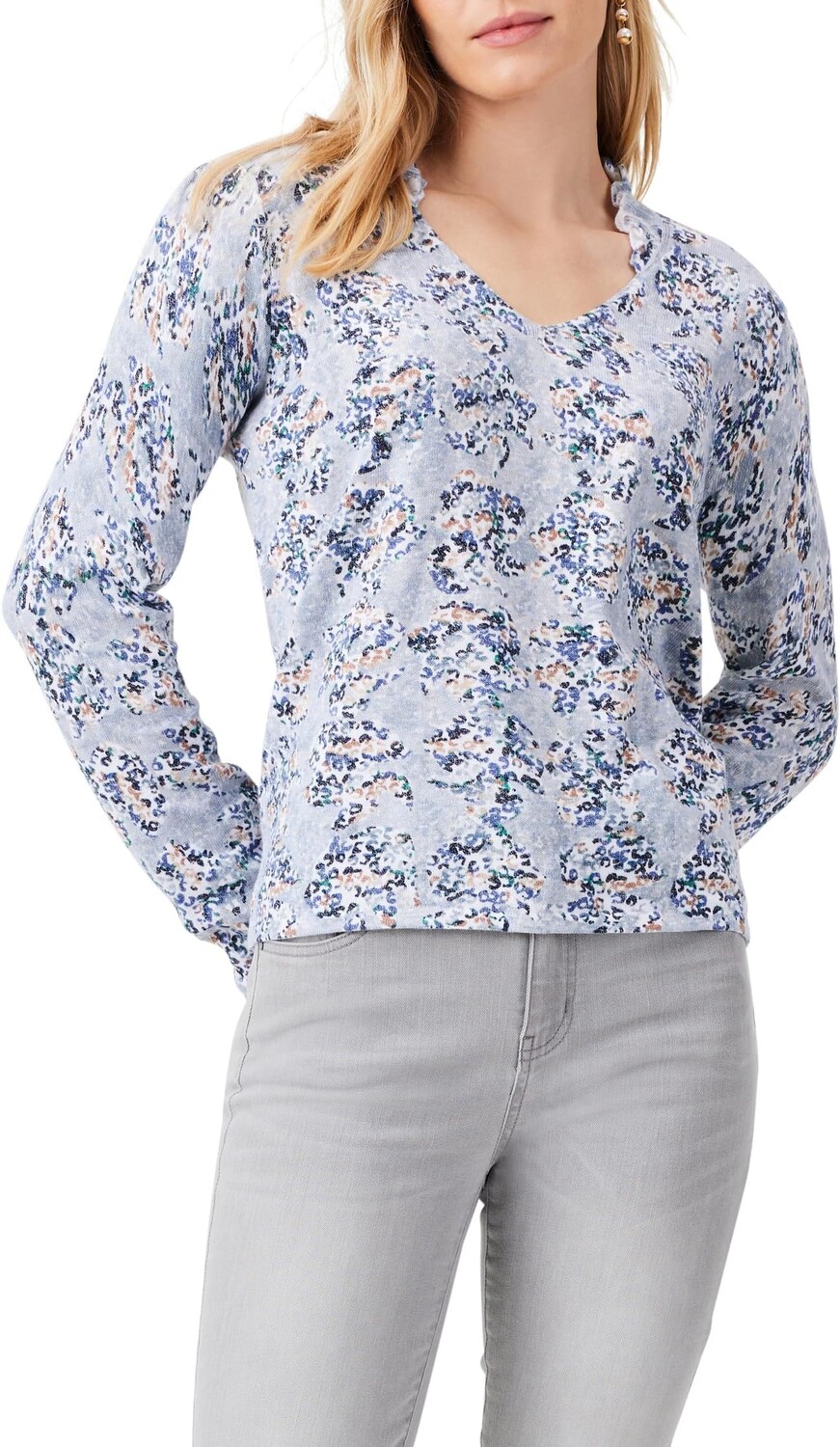

Свитер NIC+ZOE Blue Reef Sweater, цвет Blue Multi