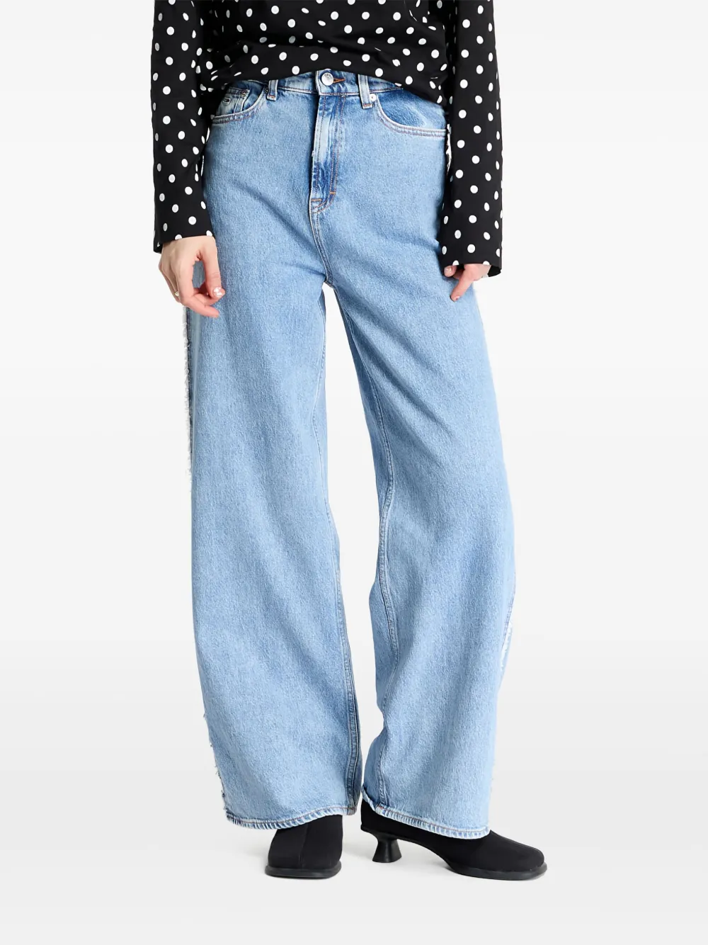 

Широкие джинсы Claire с завышенной талией Tommy Jeans, синий