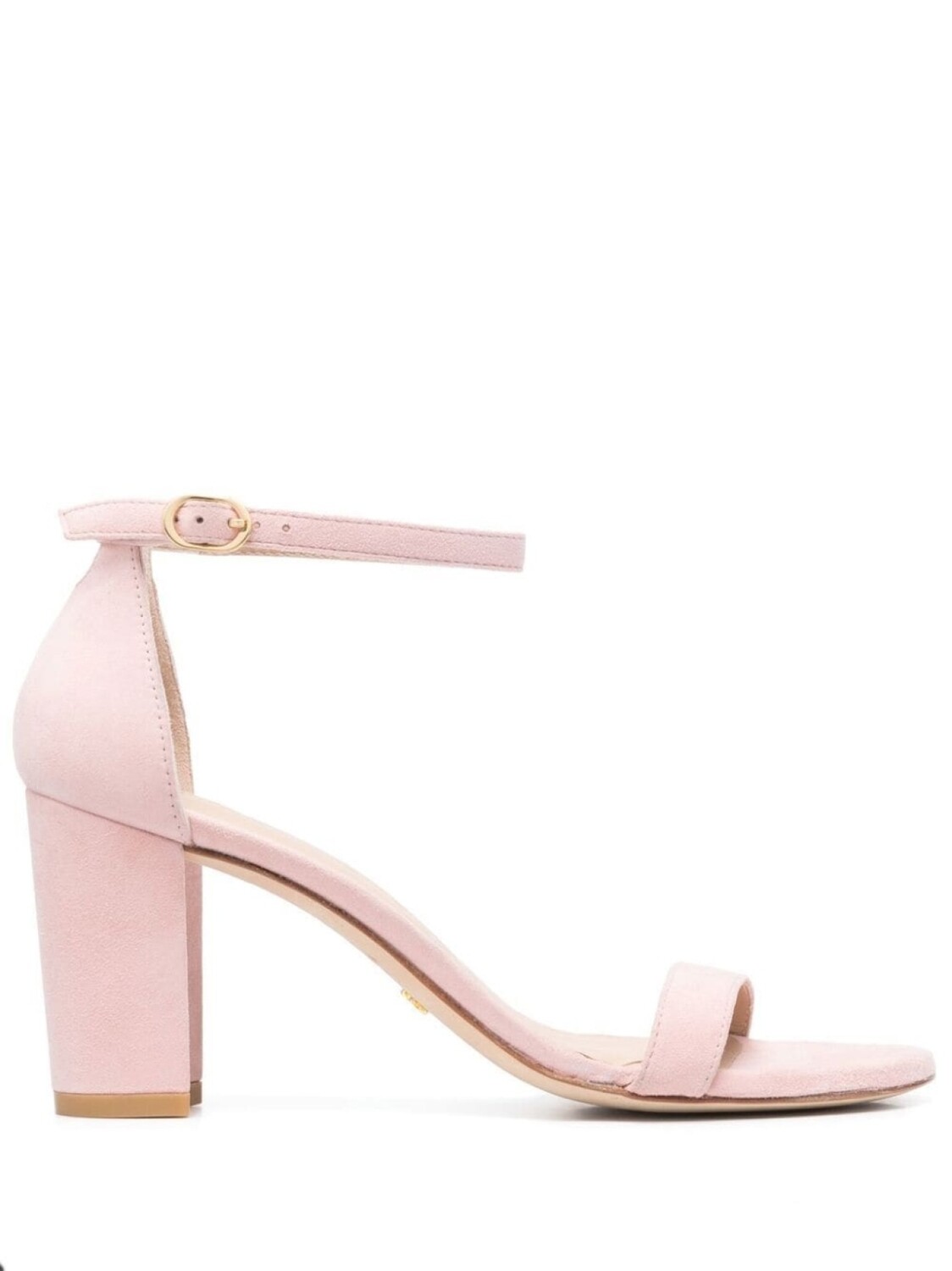 

Stuart Weitzman босоножки на блочном каблуке, розовый