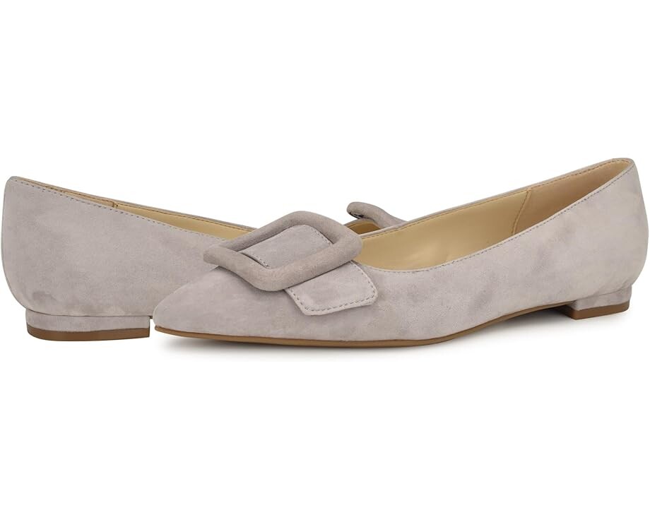 

Туфли на плоской подошве Nine West Jesike, цвет Light Grey Suede