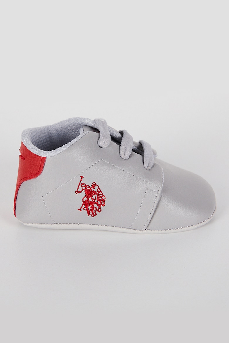 

Сапоги из экокожи U S Polo Assn , серый