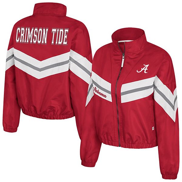 

Женская ветровка с молнией Alabama Crimson Tide Thin Ice Colosseum
