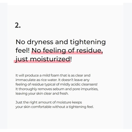 Гель для умывания S.Nature — Очищающая пенка Aqua Rice Foam Cleanser с экстрактом риса и рисовой пудрой, 80 мл — фото 3