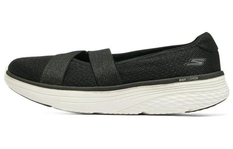 

Кроссовки Max Cushioning Lifestyle женские с низким верхом, черные Skechers, Черный, Кроссовки Max Cushioning Lifestyle женские с низким верхом, черные Skechers