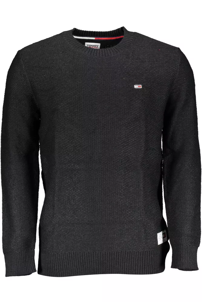 

Черный мужской свитер из полиэстера Tommy Hilfiger