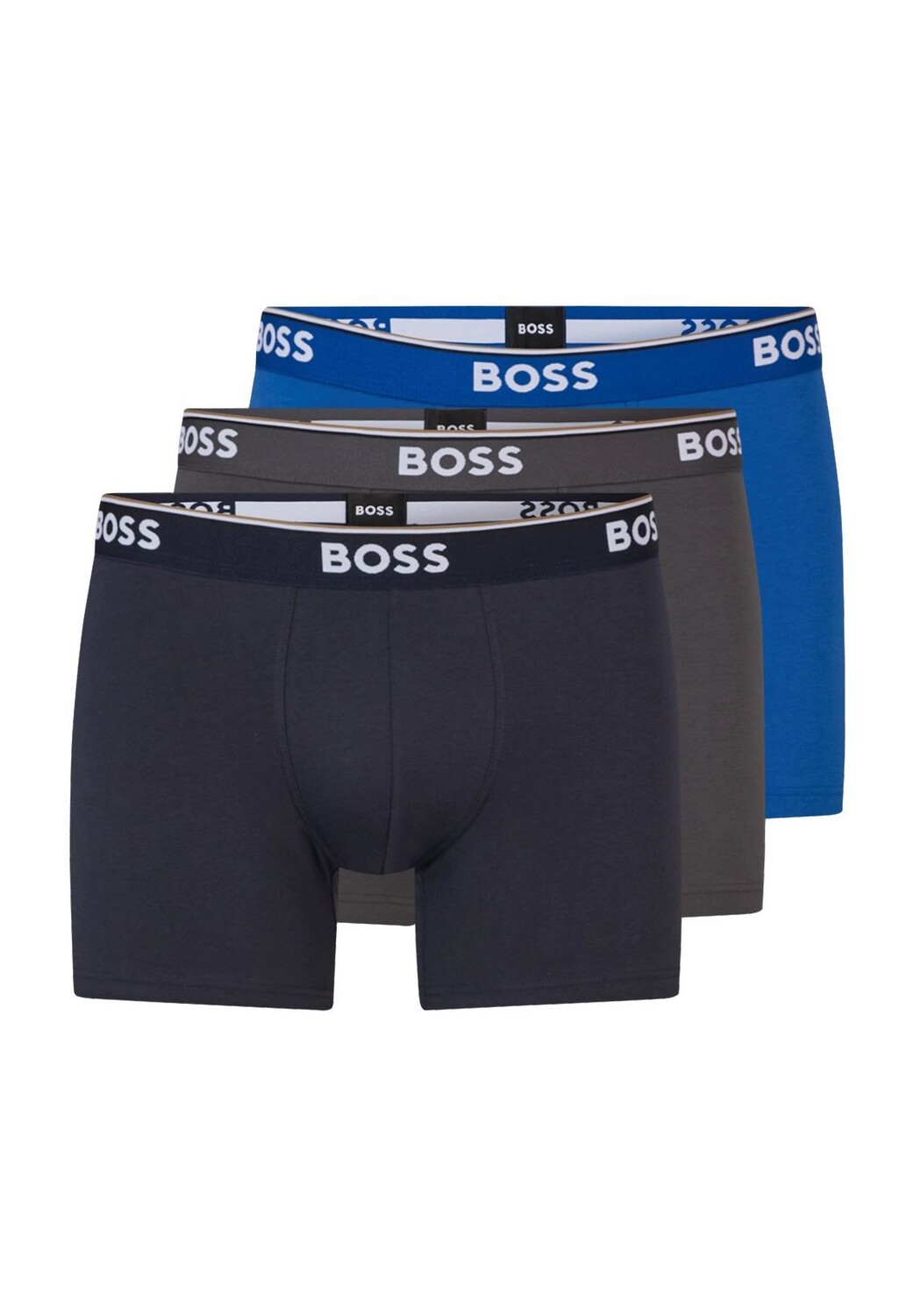 

Брюки, пояс с логотипом, мужские BOSS, цвет 487 Open Blue
