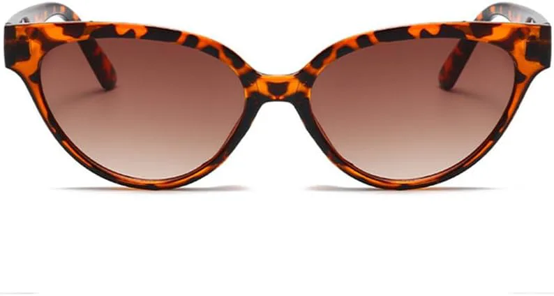 

Солнцезащитные очки UV400 - маленькие, "кошачий глаз", с градиентным переходом цвета, для женщин и мужчин, для бега и активного отдыха UYPTK, Champagne Tea