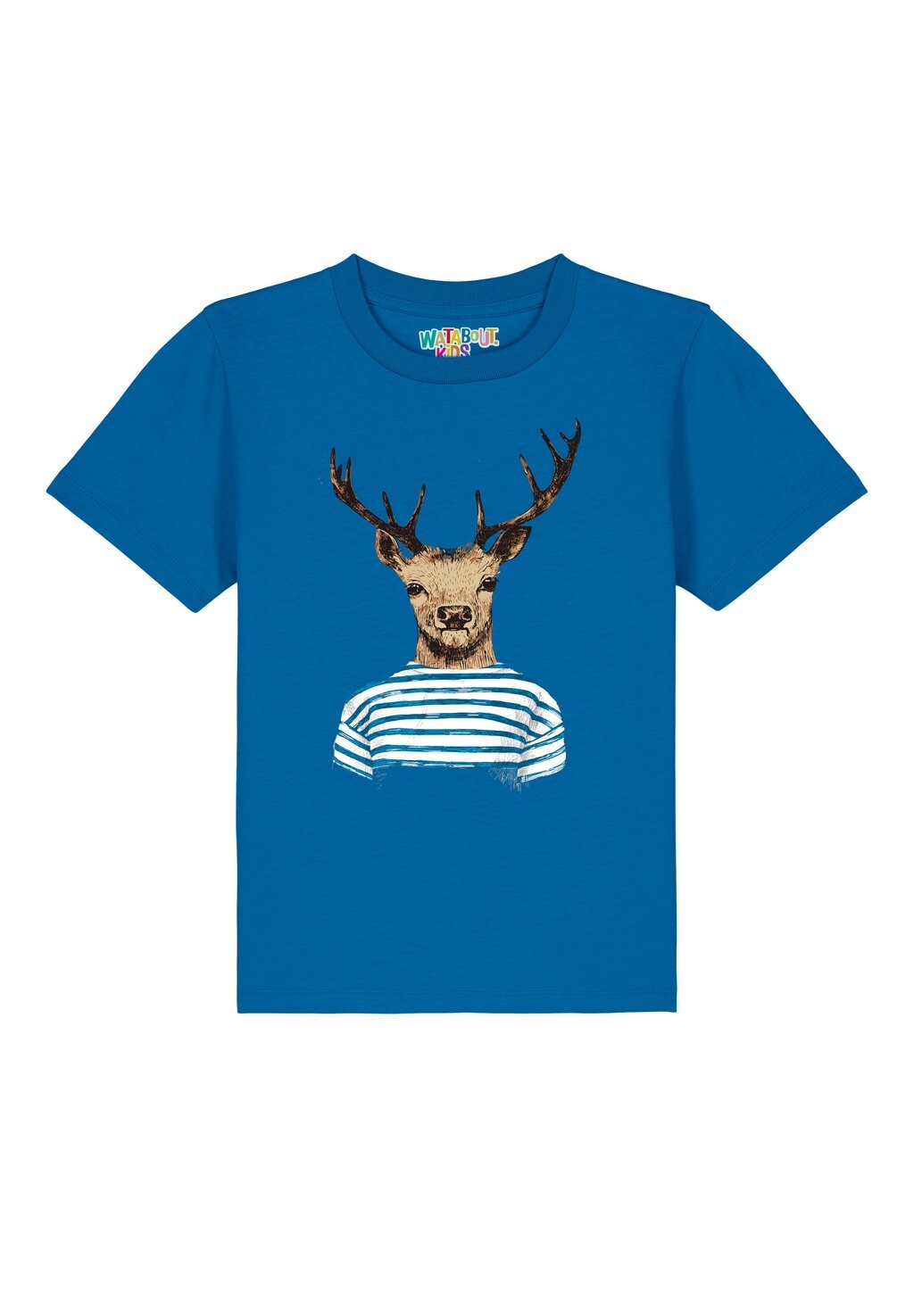 

Футболка с принтом HIRSCH Watapparel, цвет royal blue