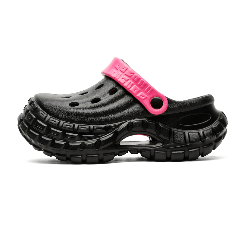 

NANJIREN Клоги унисекс черно-красные, цвет Black Red