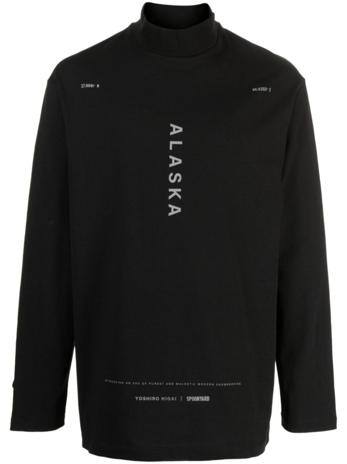 

Spoonyard футболка с воротником-стойкой, черный