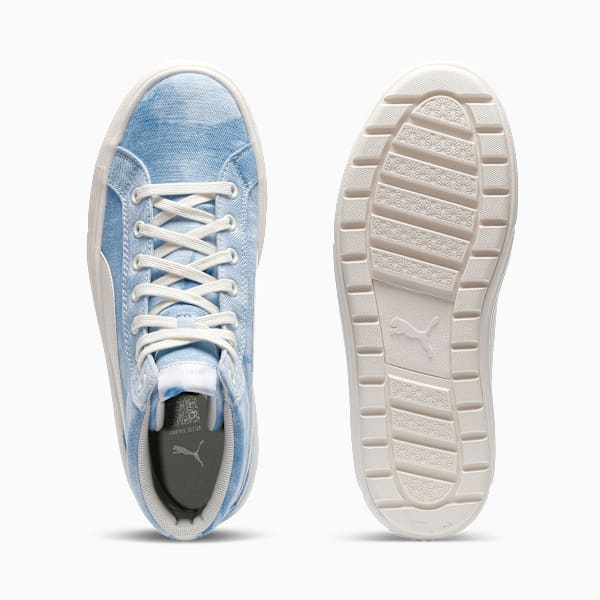 Женские кроссовки средней высоты на платформе Kaia 2.0 Mid Clouds Puma, белый — фото 4