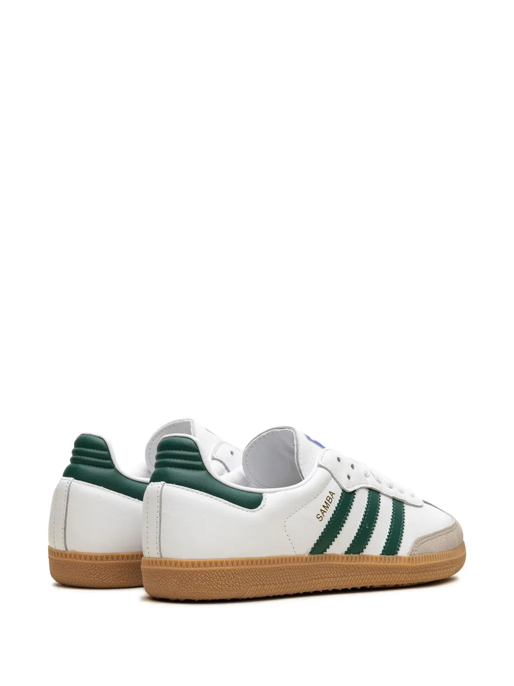 Кроссовки Samba Collegiate Green Adidas, белый — фото 3