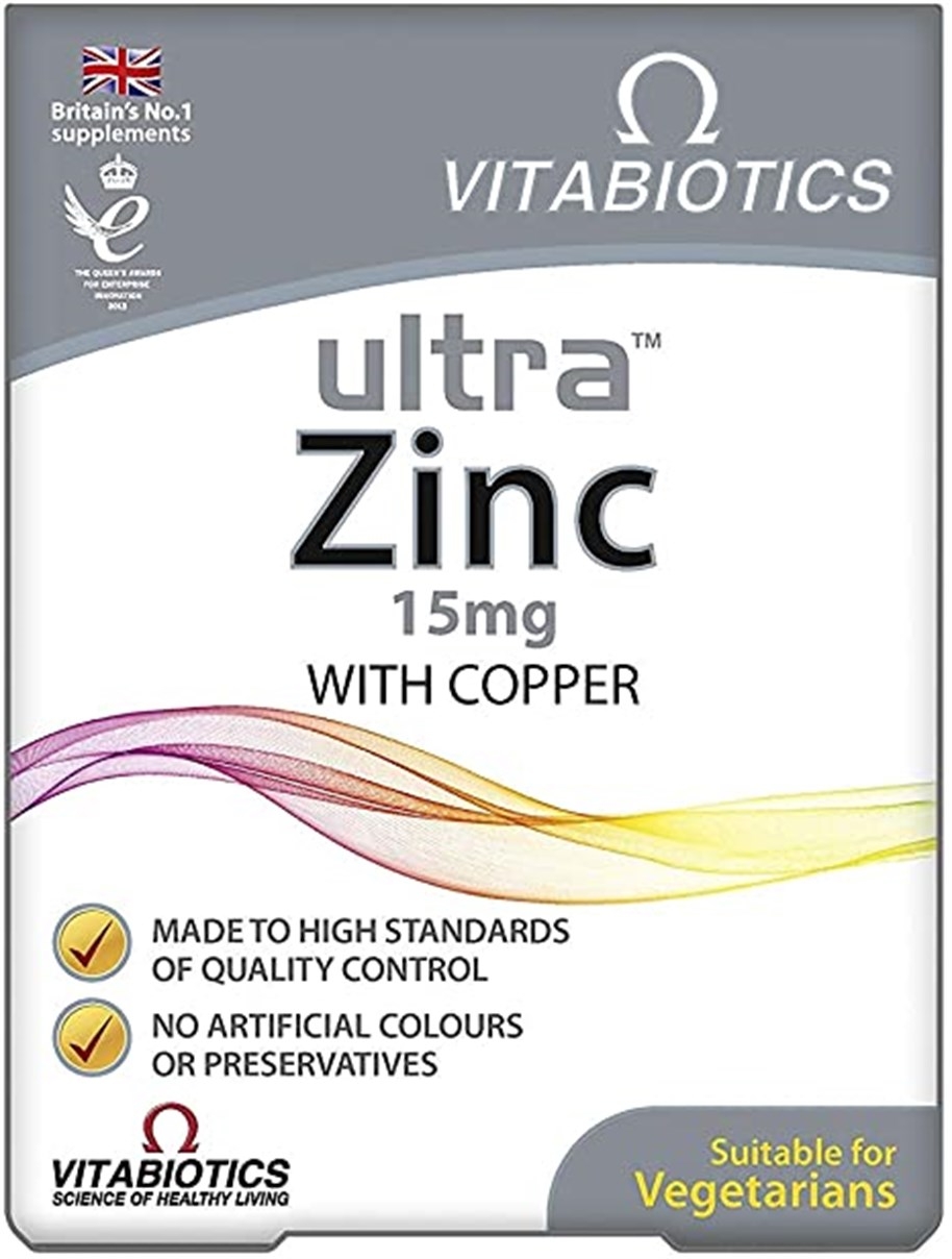 

Vitabiotics Ultra Zinc 15 мг 60 таблеток