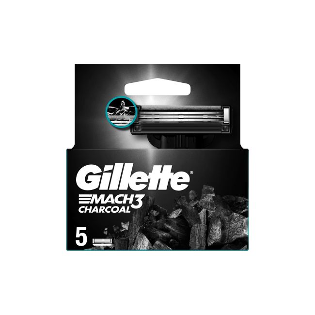

Сменные угольные бритвенные головки Mach3 (5 шт.) Gillette