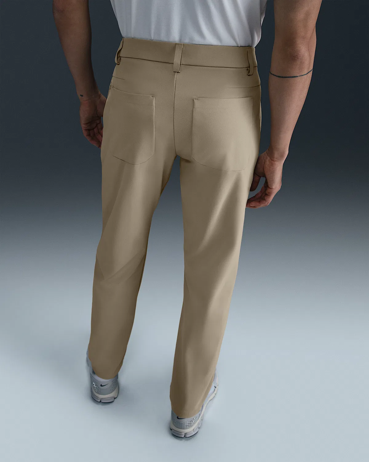 Мужские брюки Dri-FIT 5-Pocket Regular Nike 24.7 PerfectStretch, Desert Khaki/Sail/Khaki — фото 3