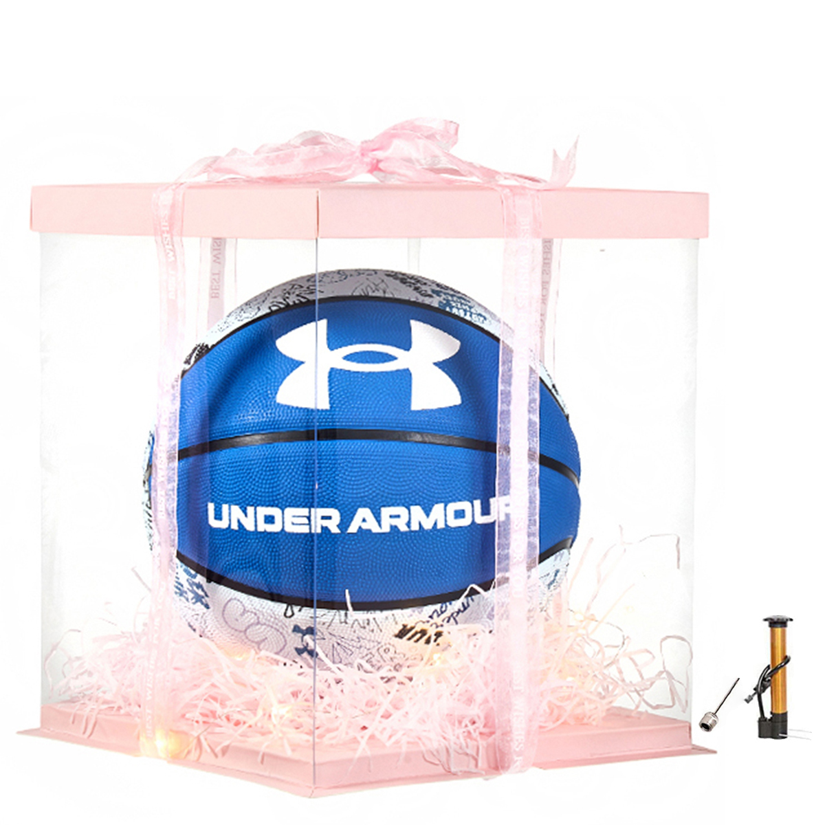 

Under Armour Граффити китайский резиновый баскетбольный мяч white blue размер 7 мяч для тренировок unisex