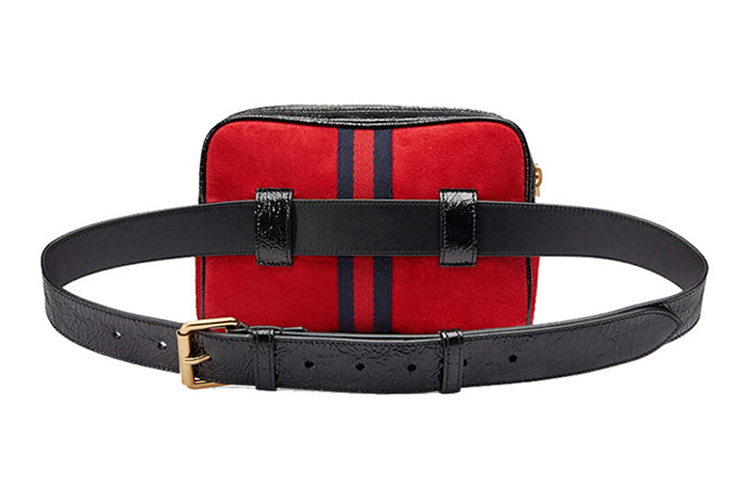 Кожаный рюкзак-кроссбоди GUCCI унисекс — фото 4