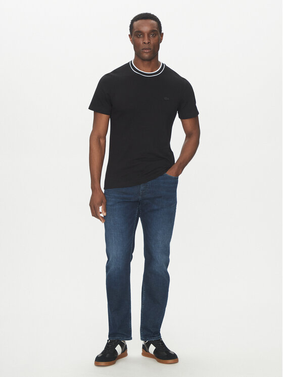 Футболка обычного кроя TH8174 Lacoste, черный — фото 2