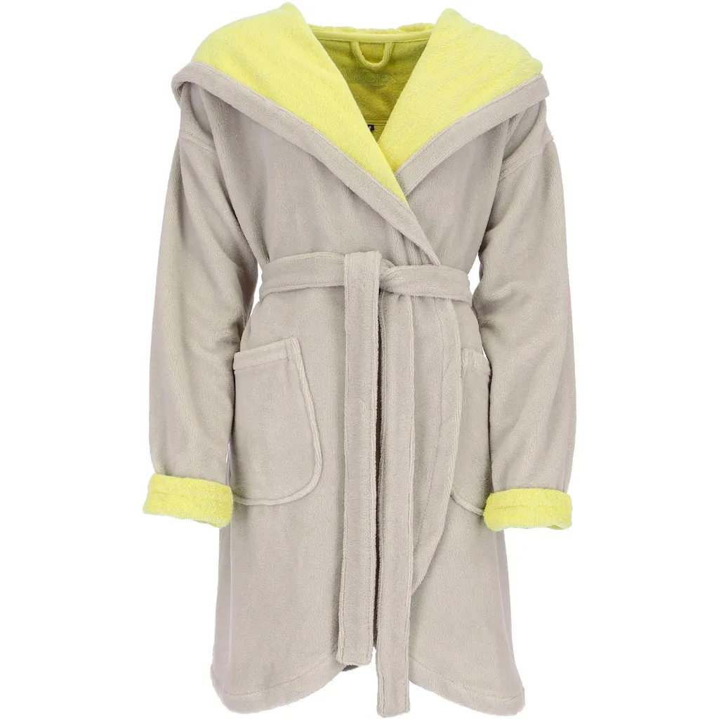 

Женский халат Runa, идеально подходит для сауны и спа, гостиничный халат, утренний халат Vossen, Stone/electric yellow