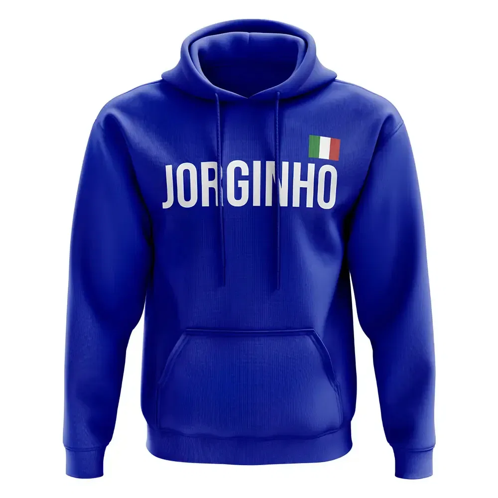 Худи футбольное Jorginho Italy, синий