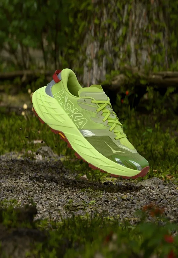 Кроссовки для трейлраннинга speedgoat 7 Hoka, Kiwi/Neon Yuzu
